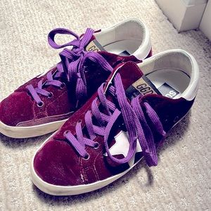 Velvet Golden Goose sneakers - good condition!
